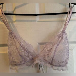 NEW Lise Charmel Crystal Poesie Triangle Bralette Lace elegant france luxe USM